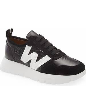 NEW WONDERS women's trend sneaker in black